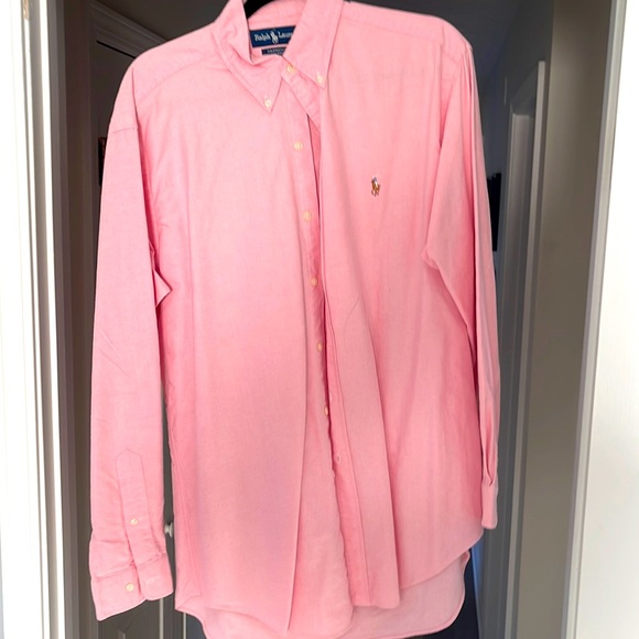 Ralph Lauren Pink Dress Shirt 15.5 34/35 - Picture 1 of 4